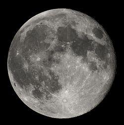 The Moon is moving away from the Earth