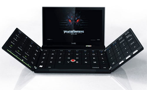 Folding-out Laptop